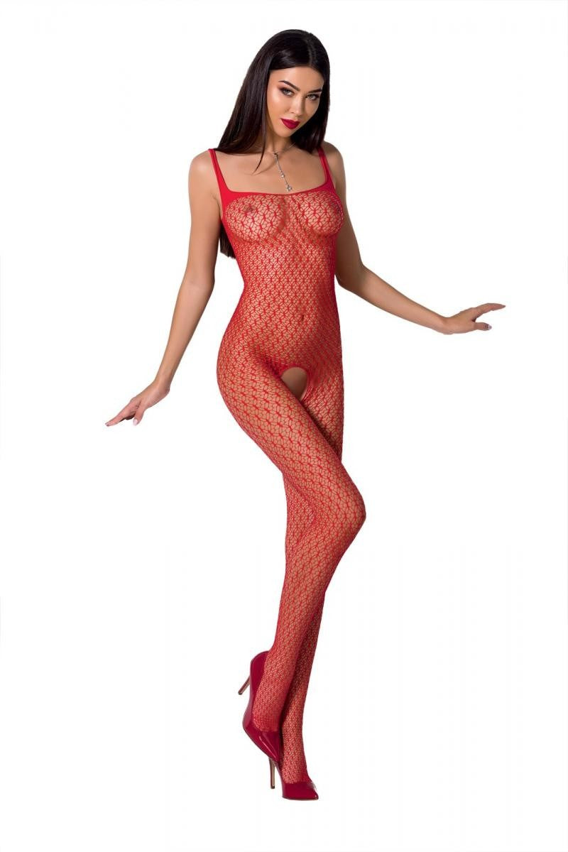 roter ouvert Bodystocking BS071 von Passion roter ouvert Bodystocking BS071 von Passion
